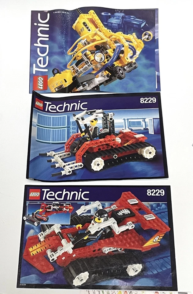 Lego 8229 Technic Tread Trekker 1997 complet boîte + notice + poster TBE - Photo 4/4