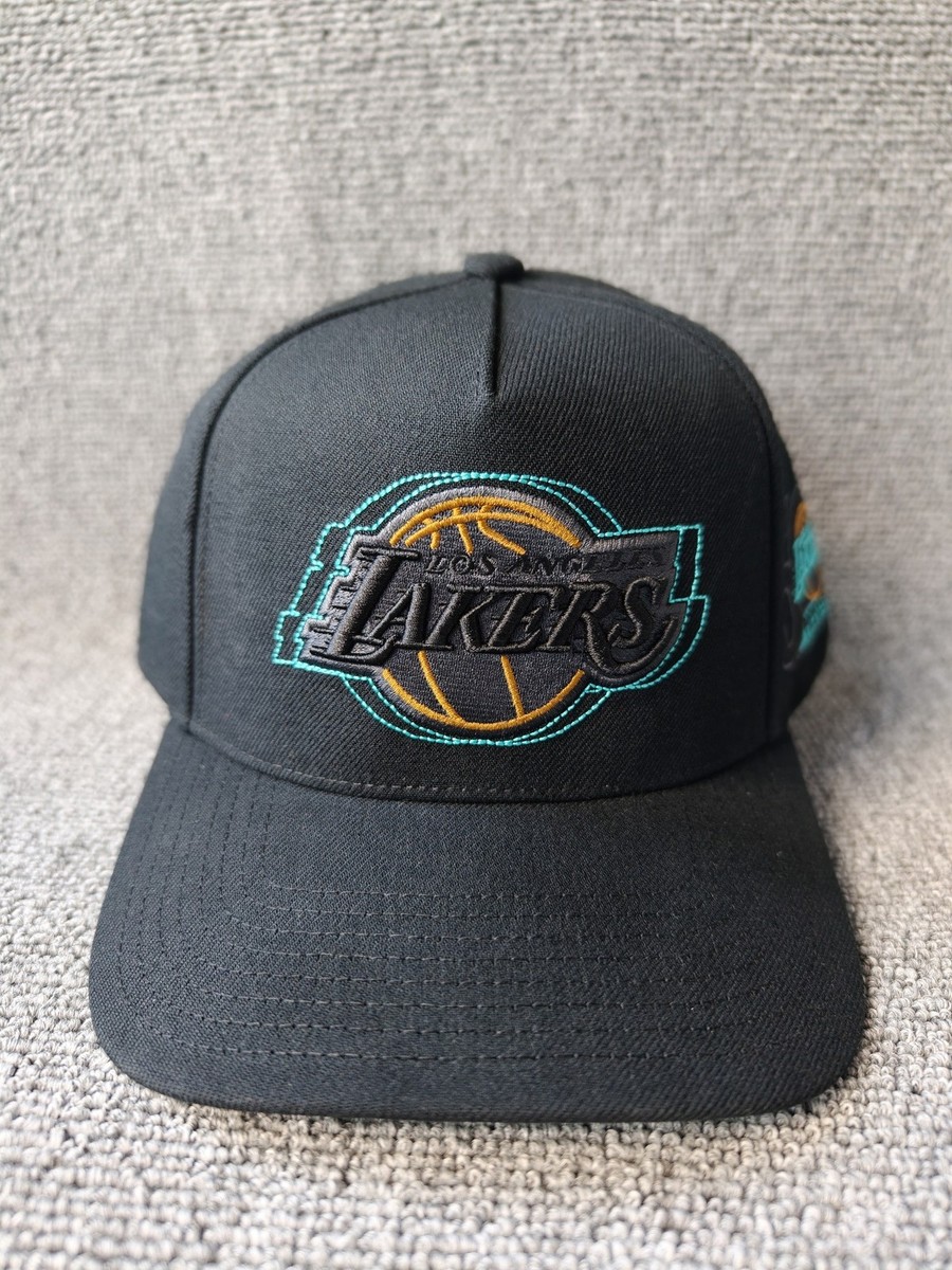 Mitchell & Ness Los Angeles Lakers 50th Anniversary Snapback Hat Black