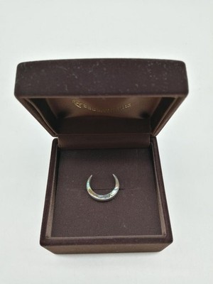 Halbmond Luna Mond Ring 7-8 mit Etui gebraucht