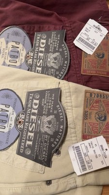 Vintage 90s Diesel Jeans W 26 With Tags Still In D Mark Price, Collectable