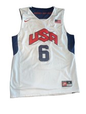 Nike LeBron James #6 Team USA 2012 London Olympics Basketball Jersey M