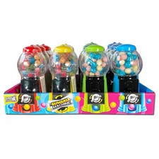 (33,29€/1kg) Gumball Machine, Mini Kaugummi-Automat gefüllt, 12 Stück