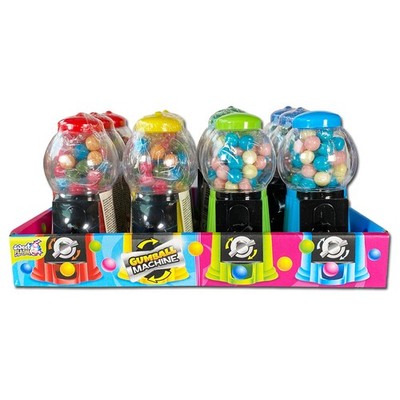 (33,29 /1kg) Gumball Machine, Mini Kaugummi-Automat gefüllt, 12 Stück