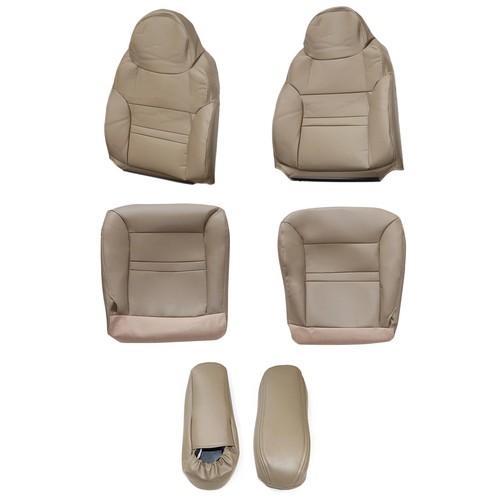 Front Bottom & Top Seat Cover For Ford Excursion Limited 2000-2001 Repair Kits - Picture 2 of 23