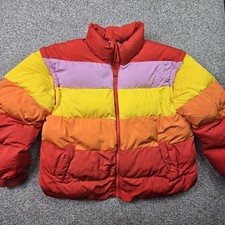 LEGO Jacket Kids Large Multicolor Puffer Striped Colorblock Target Collab