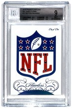 2019 Panini Flawless NFL Shield Gems 1/1 Peyton Manning #SG-11 BGS 9 R6220J