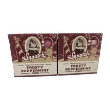 Dr.Squatch Lmt Ed Men’s Natural Soap  Frosty Peppermint Zero Grit Lot Of 2
