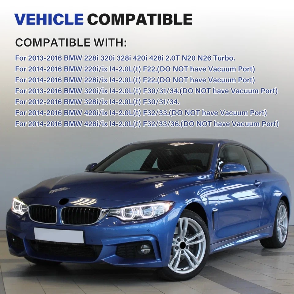 Kit de admisión de aire frío para BMW F30 220i 228i 320i 2012-2016 328i 420i 428i 2.0T NUEVO Foto 3 de 4