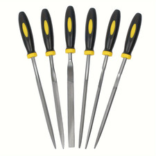 Premium Needle File Set - High-Carbon Steel Files with Non-Slip Ergonomic Handle
