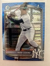 2025 Bowman Chrome - Prospects Mani Cedeno, #BCP-199 Blue Reptilian