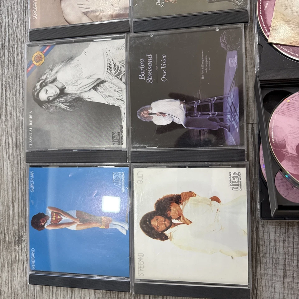11 Barbara Streisand CD Collection Just For The Record Box Set + 8 Others Foto 2 de 4