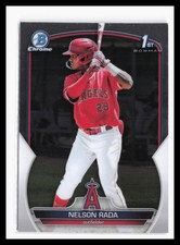 2023 Bowman Chrome Prospects #BCP-132 Nelson Rada Los Angeles Angels RC 1st 8
