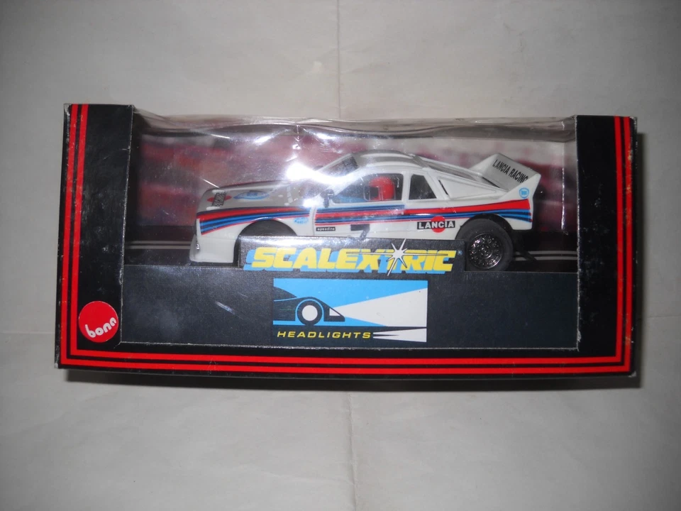 SCALEXTRIC LANCIA RACNG CON SCATOLA SCALA 1/32 ELECTRIC MODEL RACING CARS - Immagine 2 di 4