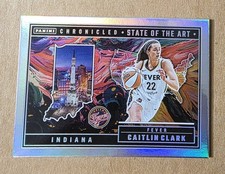 2025 Panini Chronicled Caitlin Clark #88 State Of The Art Silver Holo Foil Fever