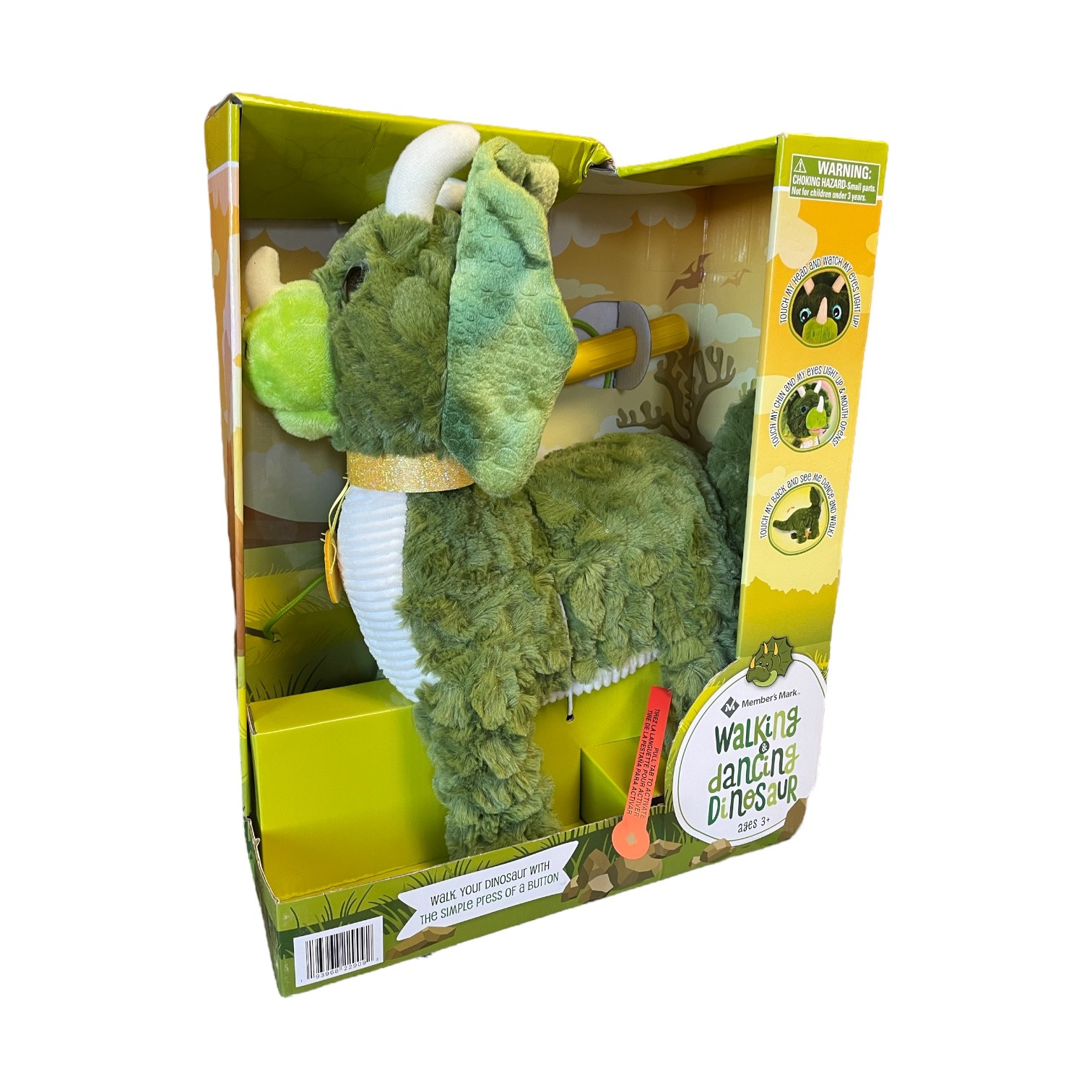 Участники отмечают Ходячего и танцующего плюшевого Зеленого динозавра 7590₽