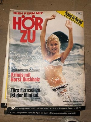 Hörzu Zeitschrift 30/1970 (25. 31. Juli 1970)   Titelbild Model in Bademode am S