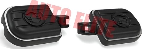For Royal Enfield Super Meteor Black Deluxe Rider Foot Pegs KXA00247 OEM Genuine - Picture 2 of 6