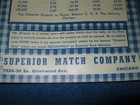 Late 1930s early 1940s Superior Match Co. salesman's catalogs and materials. — photo 8