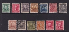 MATT'S STAMPS SCOTT #300-310, 319, 320 SHORT SET 1902-06 ISSUES, MH/USED CV$130