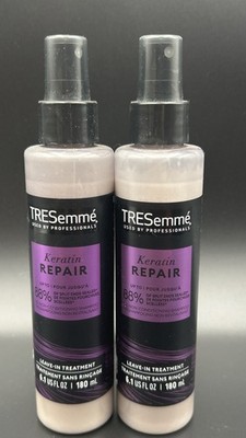 2 Bottles Tresemme Professionals Pro Collection Keratin Repair Leave In 6.1 oz