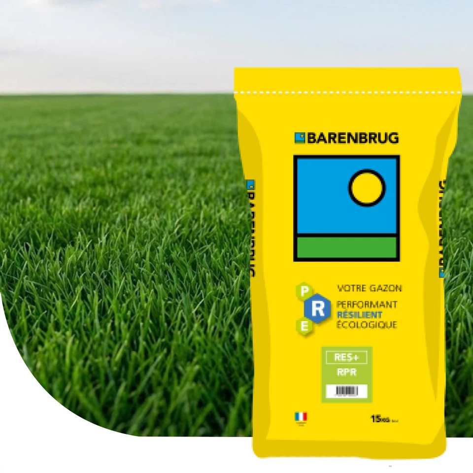 GAZON BARENBRUG RES+RPR – SEMENCE GAZON – SAC 15 KG - Photo 1/1