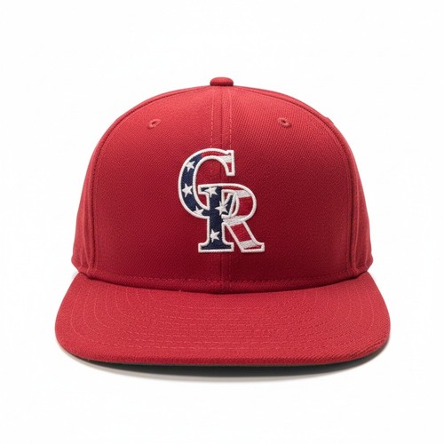 MLB Colorado Rockies New Era 59FIFTY Hat 7 5/8 Red July 4th Stars & Stripes  Cap