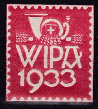 Hesshaimer Verschluss Vignette WIPA 1933 Post...