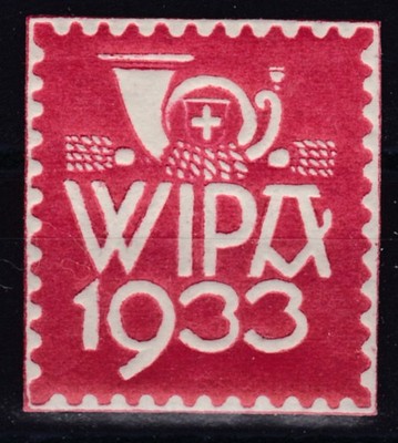 Hesshaimer Verschluss Vignette WIPA 1933 Postfrisch ** MNH