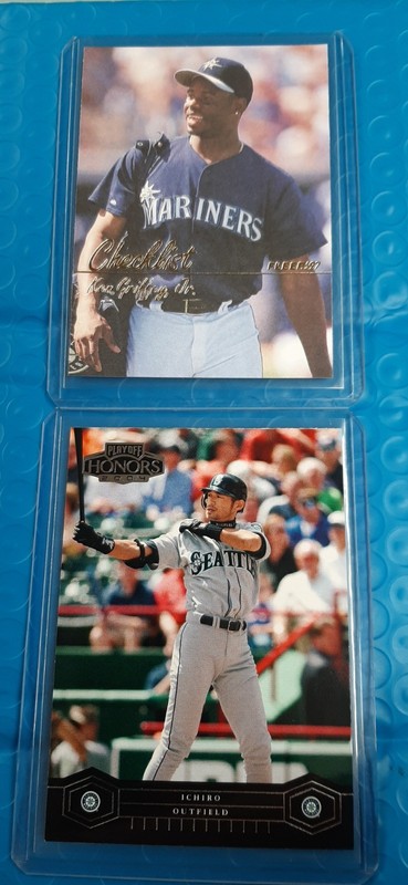 ICHIRO SUZUKI 2004 Donruss Playoff Honors & 1997 Fleer KEN GRIFFEY JR Checklist