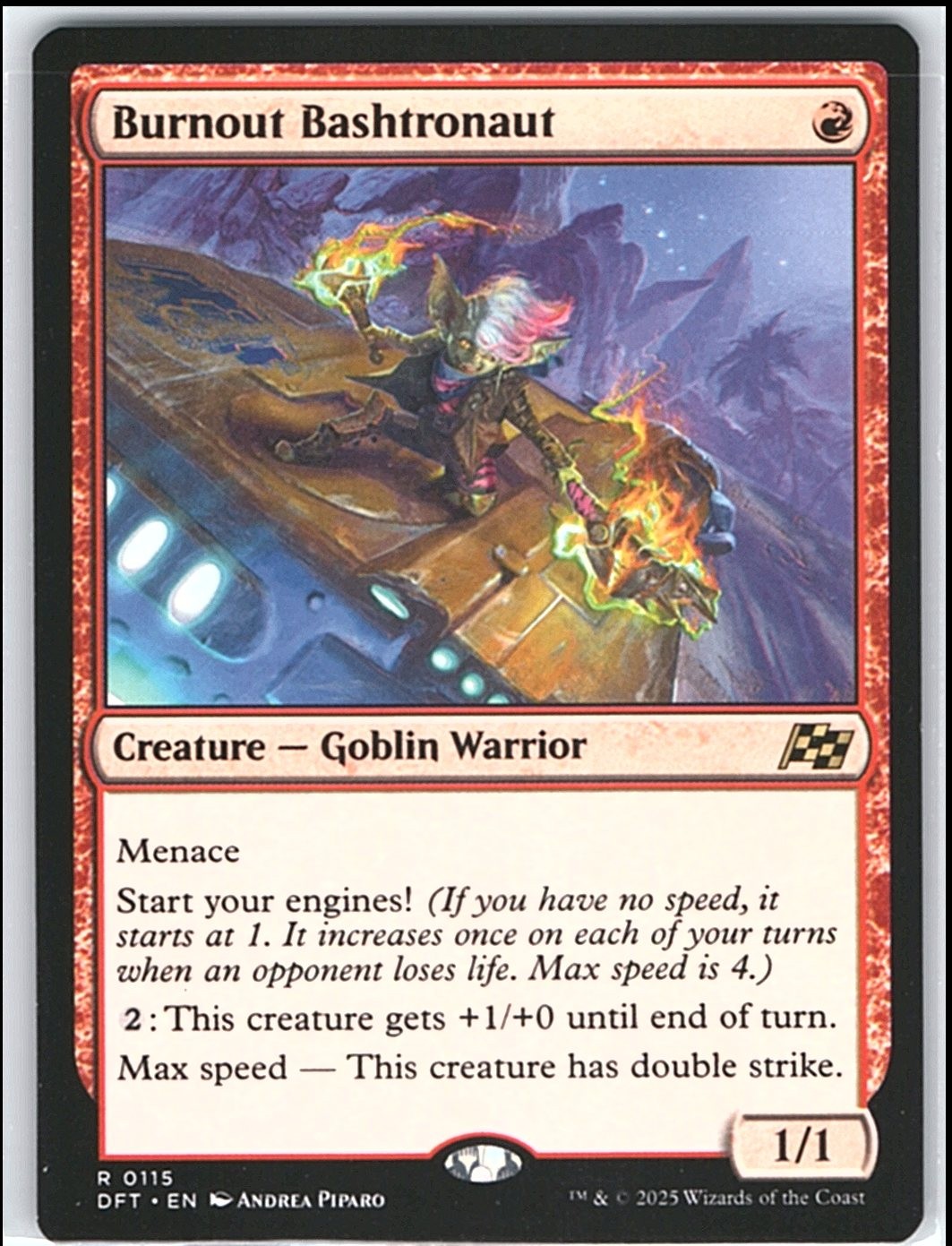 Magic the Gathering - Burnout Bashtronaut [DFT - 115] - NM/Rare