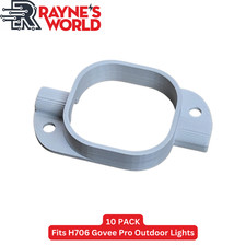 10 PACK Govee Pro H706 Permanent Outdoor Lights Mounting Brackets - UV Resistant