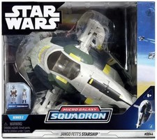 Star Wars Micro Galaxy Squadron Jango Fett s Starship 0044 New Fast Ship Disney