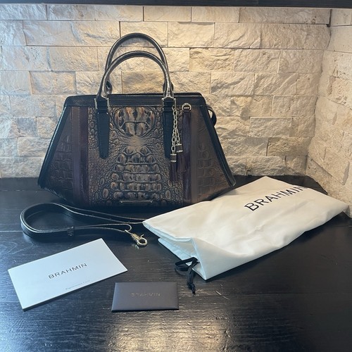Cartera Brahmin Arden Fall Tortuga ¡HERMOSA RARA! Nuevo con etiquetas y bolsa antipolvo - Imagen 2 de 15