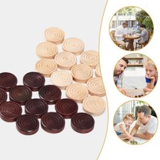 Carrom Coins Wooden Set of 24 pcs with 1 Striker Sold By Kidzbuzz
