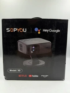 Sopyou X9 Projecteur intelligent avec WiFi et Bluetooth