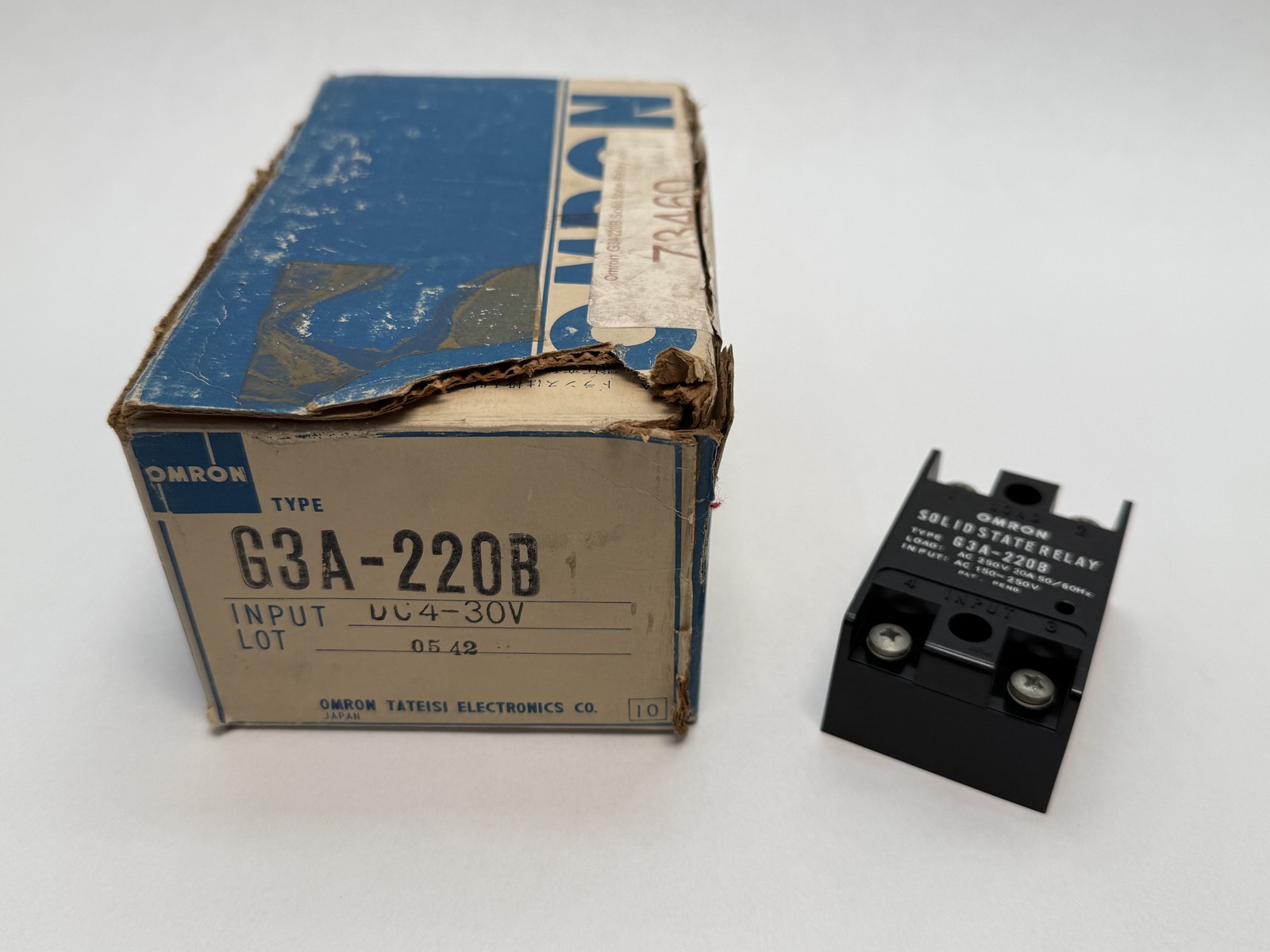 Omron G3A-220B Solid State Relay 20A 250VAC Load AC 150-250V Input 8 Pcs