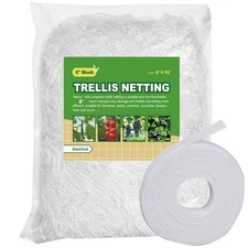 Allweather Trellis Netting Mesh Plant Garden Vine Growing Flexible String Net 6