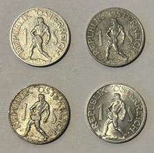 Austria  Coin Collection 1946-1952 One Schilling coins lot 173