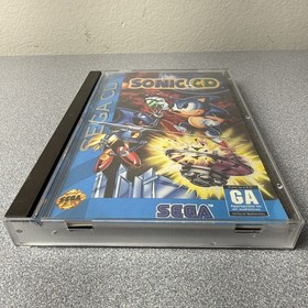 Sonic CD (Sega CD, 1993) Complete CIB W/ Manual Tested Working 