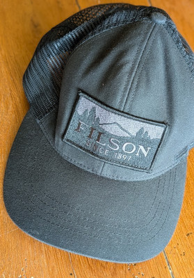 Filson Logger Mesh Cap | Schwarz | Made in USA | 11030237