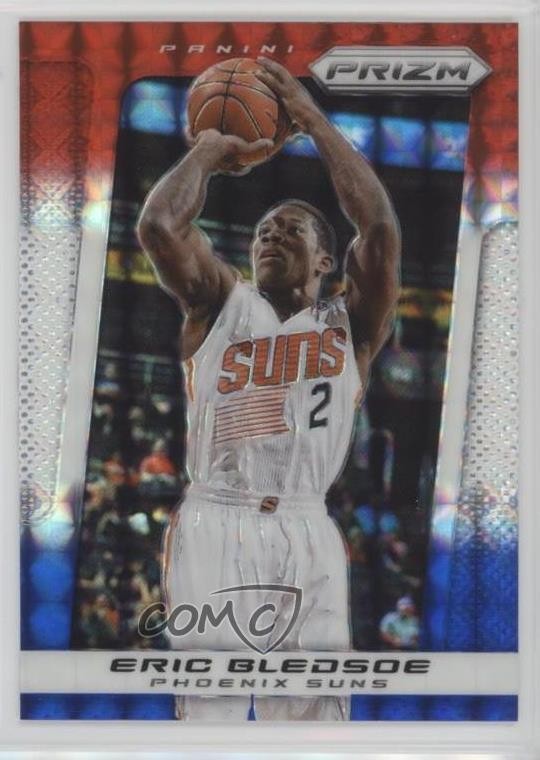 2013-14 Panini Prizm Red White & Blue Mosaic Prizm Eric Bledsoe #145 4k8