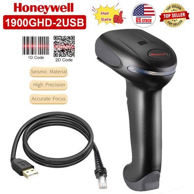 Honeywell Xenon 1900GHD-2USB 1D/2D Barcode POS Scanner w/ USB (High Density)