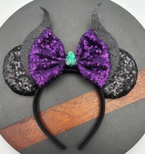 Mouse Ears Headband Sequins Halloween Bow Horn Costume Piece Dress up