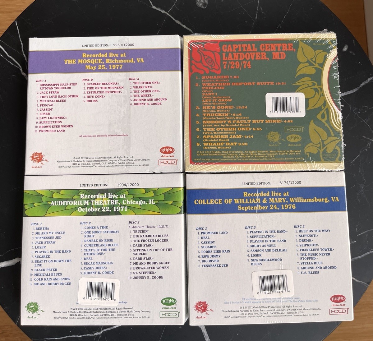 Grateful Dead Dave's Picks Vol 1 - 4 with BONUS sealed NEW | eBay