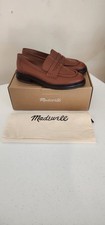 NEW Madewell Womens Vernon Loafer in Leather Dried Maple Size 7