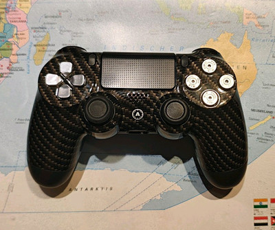 Sony PS4 Controller, TMR Sticks, neuer Akku, AimControllers Gehäuse