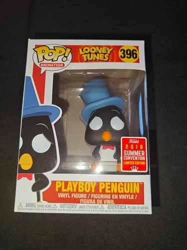 FUNKO POP ANIMATION PLAYBOY PENGUIN 2018 SDCC EXCLUSIVE NEW IN BOX #396