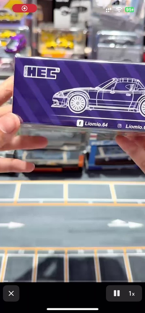 LIOMIO 1/64 Mazda MX-5 NA Roadster HEC Beijing Expo CHROME CHASE