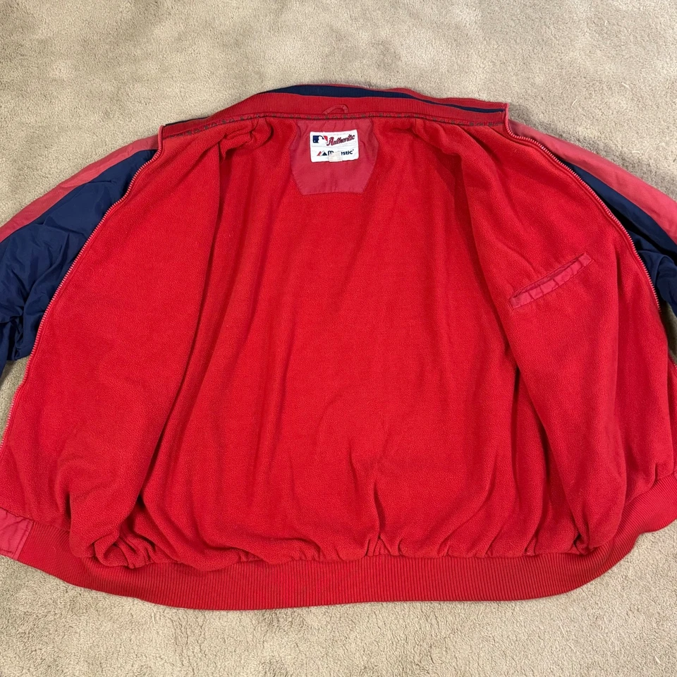 VINTAGE St Louis Cardinals Majestic Jacket Mens 90s MLB Jacket Embroidered XXL - Image 4 of 4