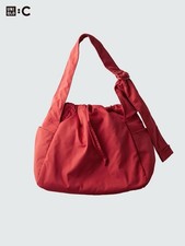 UNIQLO C Soft Puffy Shoulder Bag Red Used in Japan